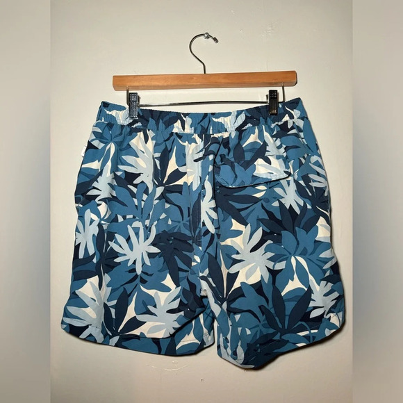 Onia - Calder Straight-Leg Mid-Length Printed Swim Shorts size large - Picture 5 of 7